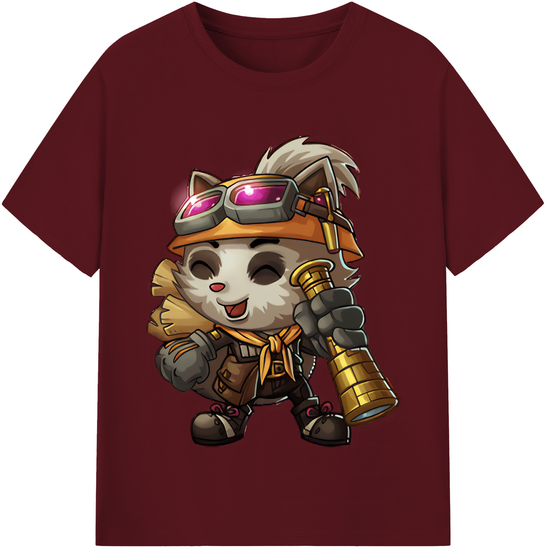 リーグ・オブ・レジェンド League of Legends LOL 綿100％半袖Tシャツ（フロントプリント）